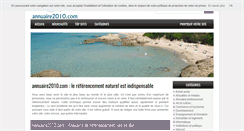 Desktop Screenshot of annuaire2010.com