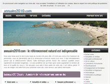 Tablet Screenshot of annuaire2010.com